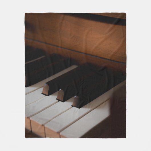 Hübsches Klavier Fleecedecke (Vorderseite)