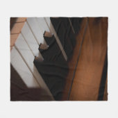 Hübsches Klavier Fleecedecke (Vorderseite (Horizontal))