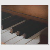 Hübsches Klavier Geschenkpapier (Flach)