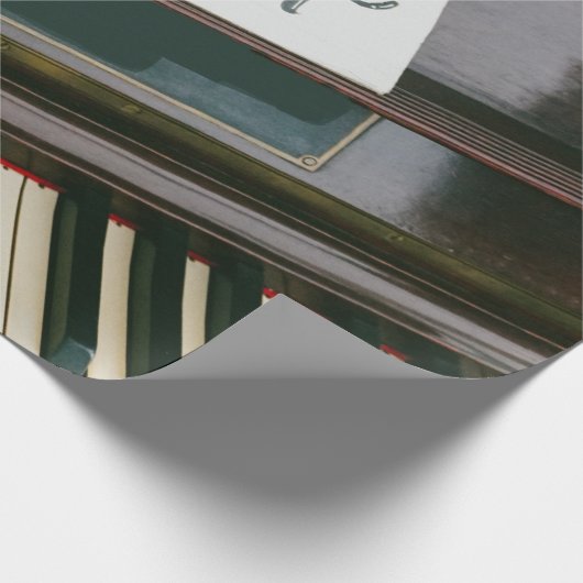 Hübsches Klavier Geschenkpapier (Ecke)