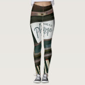Hübsches Klavier Leggings (Vorderseite)