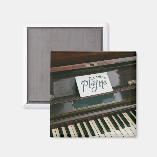 Hübsches Klavier Magnet (Vorderseite/Rückseite)