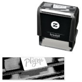 Hübsches Klavier Permastempel (Beispiel)