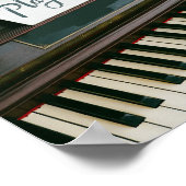 Hübsches Klavier Poster (Ecke)