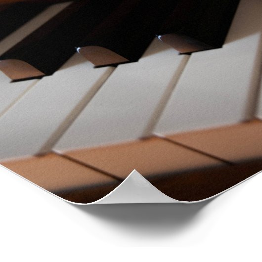 Hübsches Klavier Poster (Ecke)
