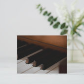 Hübsches Klavier Postkarte (Stehend Vorderseite)