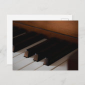 Hübsches Klavier Postkarte (Vorne/Hinten)