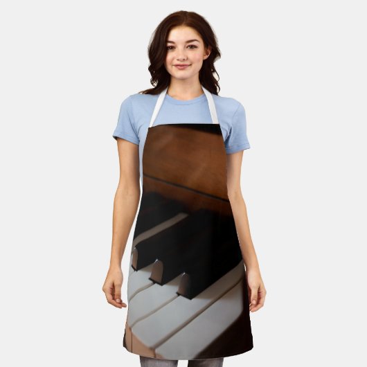 Hübsches Klavier Schürze (Getragen)