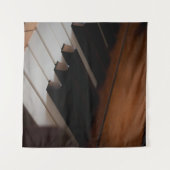 Hübsches Klavier Wandteppich (Vorderseite (Horizontal))