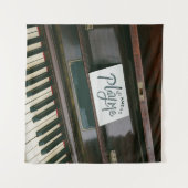 Hübsches Klavier Wandteppich (Vorderseite (Horizontal))