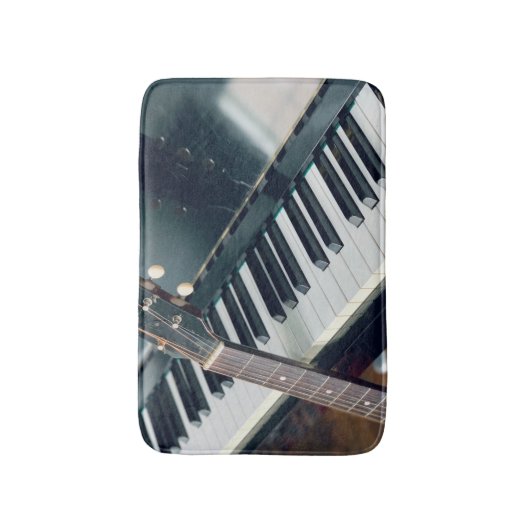 Hübsches Klavierdesign Badematte (Vorderseite Vertikal)