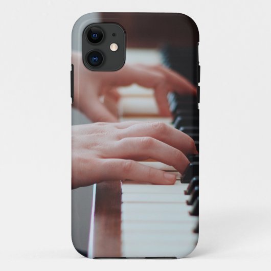 Hübsches Klavierdesign Case-Mate iPhone Hülle (Rückseite)