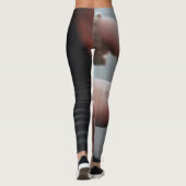 Hübsches Klavierdesign Leggings (Rückseite)