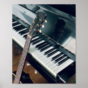 Hübsches Klavierdesign Poster