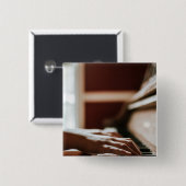 Hübsches Klavierwerk Button (Vorne & Hinten)