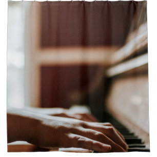 Hübsches Klavierwerk Duschvorhang