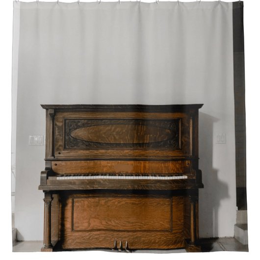 Hübsches Klavierwerk Duschvorhang (Vorderseite)