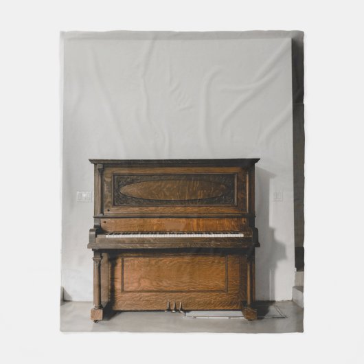 Hübsches Klavierwerk Fleecedecke (Vorderseite)