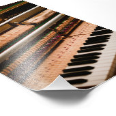 Hübsches Klavierwerk Fotodruck (Ecke)