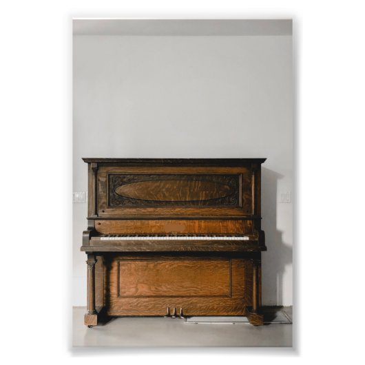 Hübsches Klavierwerk Fotodruck (Vorne)