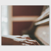 Hübsches Klavierwerk Geschenkpapier (Flach)