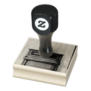 Hübsches Klavierwerk Gummistempel