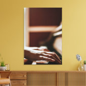 Hübsches Klavierwerk Leinwanddruck (Insitu (Wohnzimmer))