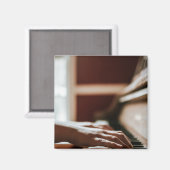 Hübsches Klavierwerk Magnet (Vorderseite/Rückseite)