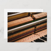 Hübsches Klavierwerk Postkarte (Vorne/Hinten)