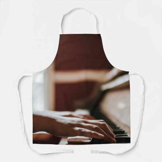 Hübsches Klavierwerk Schürze (Vorderseite)