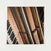 Hübsches Klavierwerk Wandteppich (Vorderseite (Horizontal))