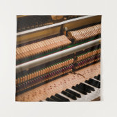Hübsches Klavierwerk Wandteppich (Vorderseite)