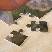 Hübsches kleines Feenmädchen, das einen Cupcake hä Puzzle (Seite)