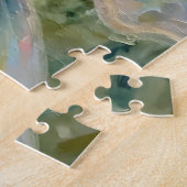 Hübsches kleines Feenmädchen mit einem Cupcake Puzzle (Seite)