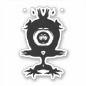 Hübsches kleines Monster v1 Aufkleber (Vorderseite)