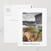 Hübsches kleines Strandhaus Postkarte (Vorne/Hinten)