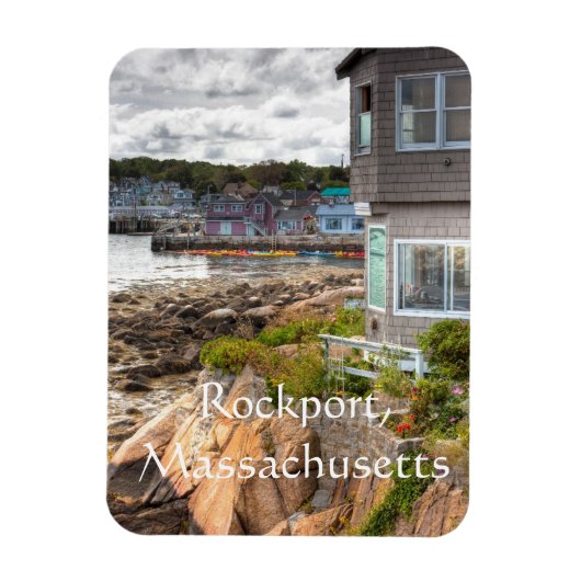 Hübsches kleines Strandhaus Rockport, Massachusett Magnet (Vertikal)