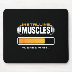 Hübsches Krafttraining Mousepad