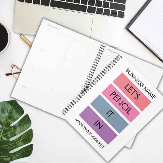 Hübsches kühnes Geschäftsbuch 2023 Planer