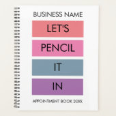 Hübsches kühnes Geschäftsbuch 2023 Planer (Vorderseite)