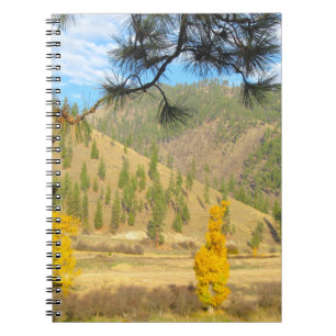 Hübsches Landschafts-Notizbuch Notizblock