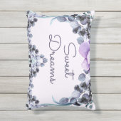 Hübsches Lavendel Eucalyptus Baby-Kinderzimmer Kissen Für Draußen (Vorderseite(Vertikal))