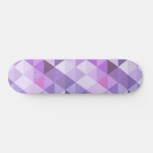 Hübsches Lavendergeometrie Skateboard (Horizontal)