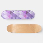 Hübsches Lavendergeometrie Skateboard (Horizontal)