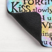 Hübsches Leben ist Kurz inspirierendes Zitat Mousepad (Ecke)