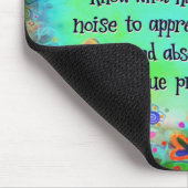 Hübsches Leben ist so Ironie-Zitat-Inspirivity Mousepad (Ecke)