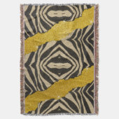 Hübsches Leder Zebra-Tierdruck mit Glitzer Decke (Vorderseite Vertikal)
