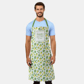 Hübsches Lemon-Muster Moderne Stilelemente Schürze (Getragen)