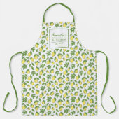 Hübsches Lemon-Muster Moderne Stilelemente Schürze (Vorderseite)