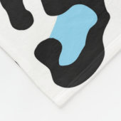 Hübsches Leopardruckvlies Fleecedecke (Ecke)